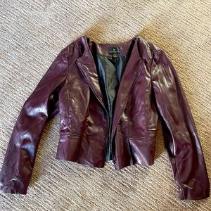 Leather jacket, Worthington, size 16